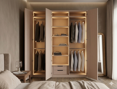 Slaapkamerkast 200x50x240 - Abitare Collection