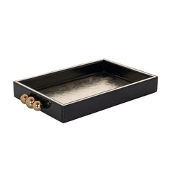 Tray Liv (Black/gold) - Richmond Interiors