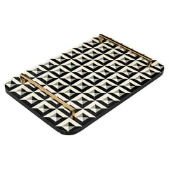 Tray Birte (Black/white) - Richmond Interiors