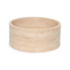 Travertine fruit bowl round Ø24cm - Mooisa