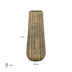 Vase Loran big (Brushed Gold) - Richmond Interiors