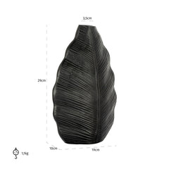 Vase Willow small black (Black) - Richmond Interiors