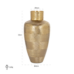 Vase Joah gold (Gold) - Richmond Interiors