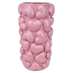 Vase Ensy hearts pink (Pink) - Richmond Interiors