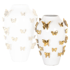 Vase Butterfly white small - Richmond Interiors
