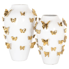 Vase Butterfly white large - Richmond Interiors