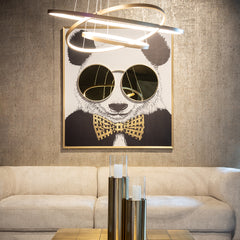 Wall art shiny Panda - Richmond Interiors