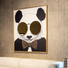 Wall art shiny Panda - Richmond Interiors