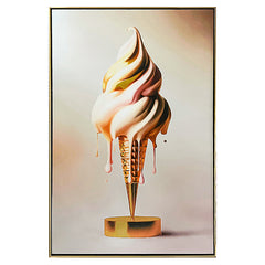 Wall art Icecream (Gold) - Richmond Interiors