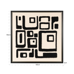 Wall art Shanita black/white - Richmond Interiors