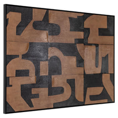 Wandkunst Cascade brown - Richmond Interiors
