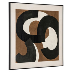 Wall art Euphoria brown right - Richmond Interiors