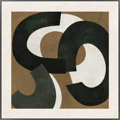 Wandkunst Euphoria brown right - Richmond Interiors