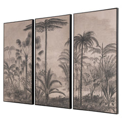 Wall art Rhapsody brown (Set of 3) - Richmond Interiors