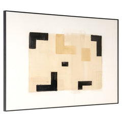 Wandkunst Vortex beige left - Richmond Interiors