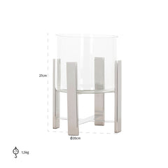 Hurricane Tiko silver (Silver) - Richmond Interiors