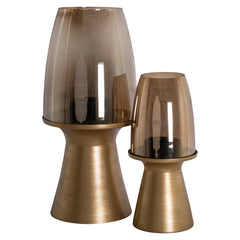 Windlicht Danea brushed gold large - Richmond Interiors