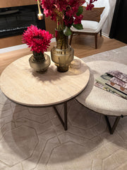 Adara salontafel set van 2 in travertine showroommodel - WR Inspired