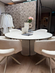 Rado keramiek rond eettafel 140 cm showroommodel - Cattelan Italia