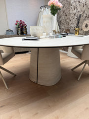 Rado keramiek rond eettafel 140 cm showroommodel - Cattelan Italia
