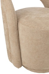 Accent Chair Textile Beige