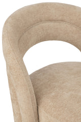 Accent Chair Textile Beige