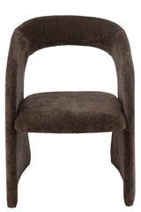 Anise Chair Textile Dark Brown