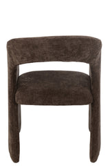 Anise Chair Textile Dark Brown