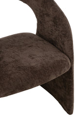 Anise Chair Textile Dark Brown