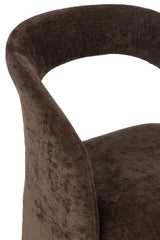 Anise Chair Textile Dark Brown