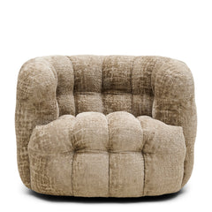 Arosa Swivel Armchair Taupe