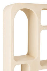 Bookshelf Cave Mango Wood Beige