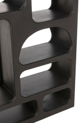 Bookshelf Cave Mango Wood Black