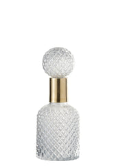 Bottle+Stop Deco Relief Glass Transparent Small