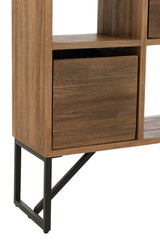 Cabinet With Drawers Recycle Teak Natural