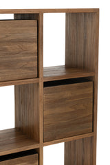 Cabinet With Drawers Recycle Teak Natural