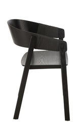 Chair Naga Ashwood/Rope Black