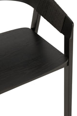 Chair Naga Ashwood/Rope Black