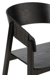 Chair Naga Ashwood/Rope Black