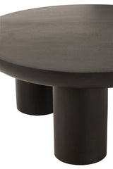 Coffee Table Trio Mango Wood Black