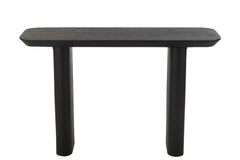 Console Large Veneer/Fir Wood Black