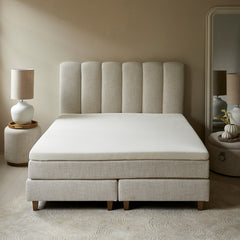 Dazzle Boxspr Bed 180x200 AntWhite