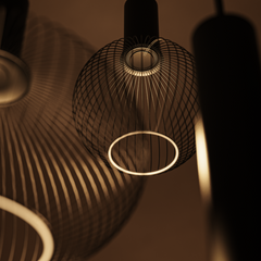 Como hanglamp rond 35cm 3 lichts - Ztahl