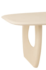 Dining Table Mark Mango Wood Beige