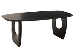 Dining Table Mark Mango Wood Black