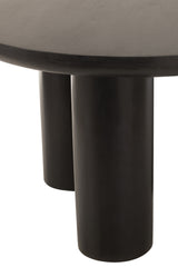 Dinning Table Trio Mango Wood Black