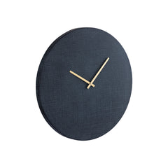 Emmett Black iron round clock square texture S