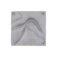 Gihan Nickle casted alu wall panel wave lines M