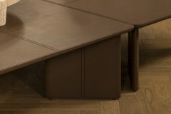 Linea salontafel Marrone leather - The Grand Collection