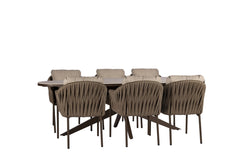 Tropea tuintafel bronze/travertine - Yoi
